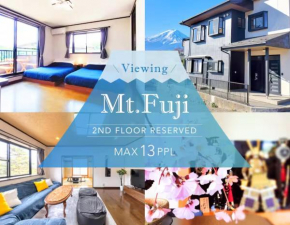 兜家-KabutoYa- Fuji from the room 3LDK100m2 11min walk from Kawaguchiko Station 2F private use Near Fujikyu Highland